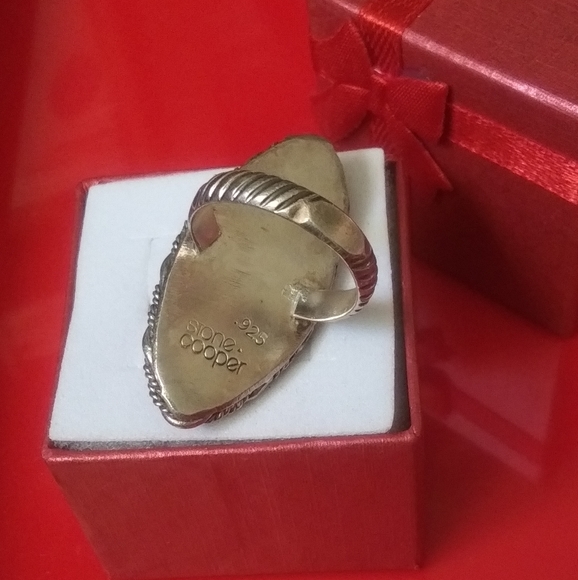 Vtg Stone Cooper Sterling/925 Ring NWOT! - Picture 2 of 4